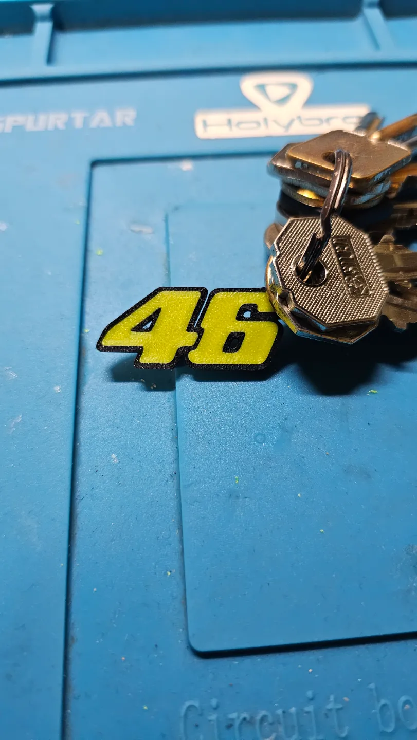 Valentino Rossi Keychain by Theranch46 MakerWorld