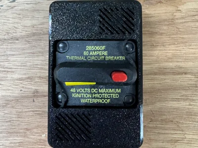 Marine DC Breaker Cover