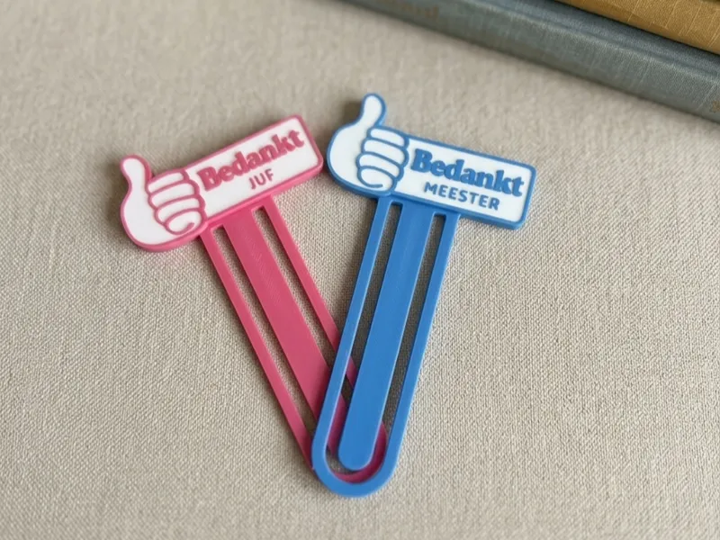 Appreciation Bookmarks (Dutch 'Juf' & 'Meester')