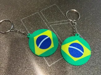Brazil Keychain