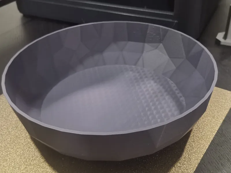 Geometric Low-Poly Bowl