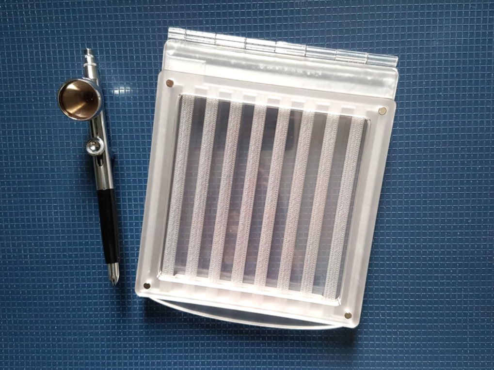 Cookie Art Stencil, Gingham Stripes