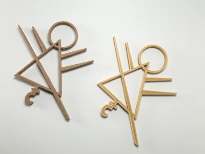 Pit Girl Mysterious Symbol - Rough and Smooth