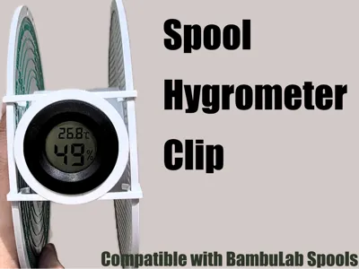 Spool Hygrometer Clip