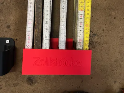 Workshop Folding Rule Holder
