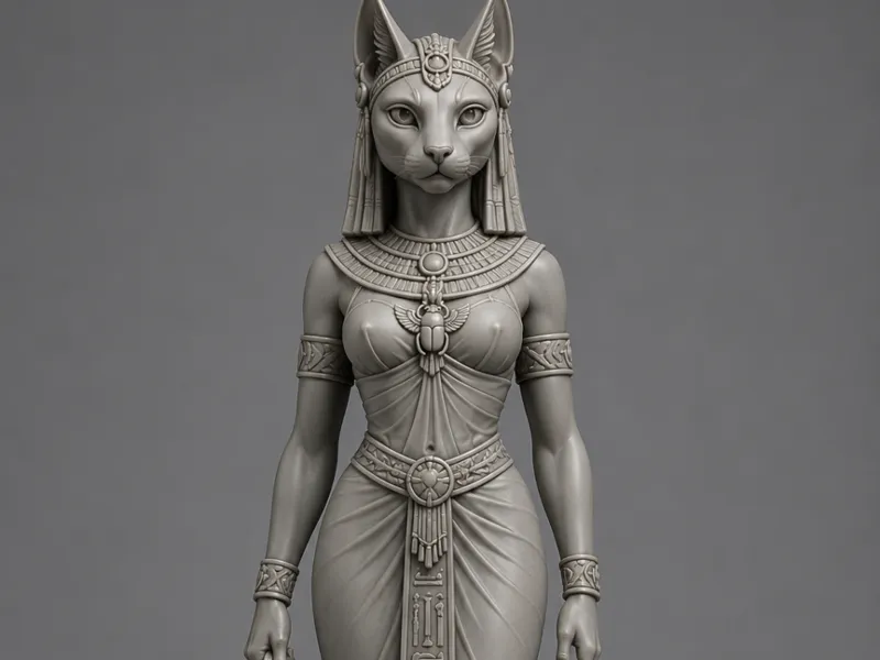 Basted la Divinità gatto egiziana