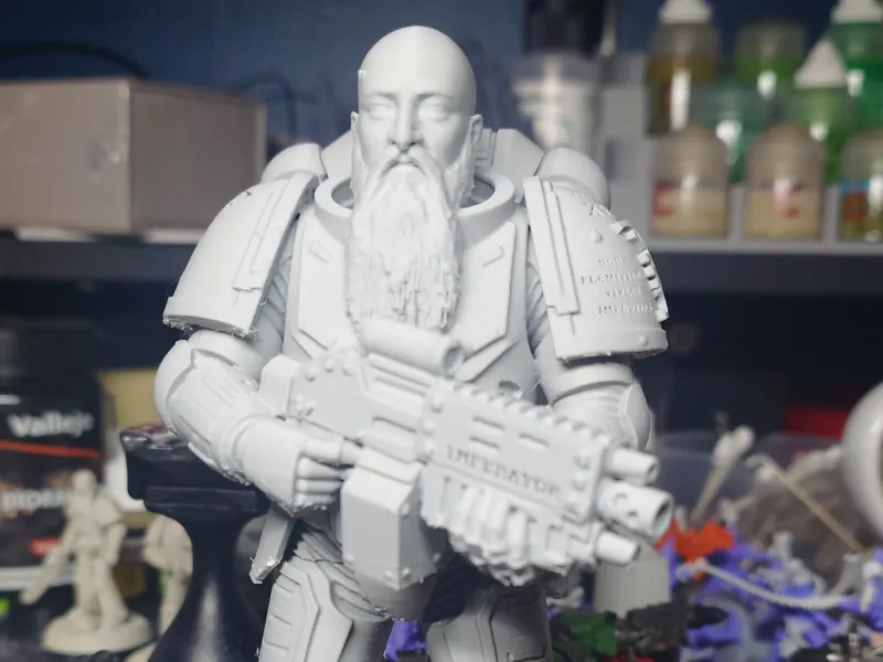 Space Marine Deathwatch 40k Space Soldier - Large