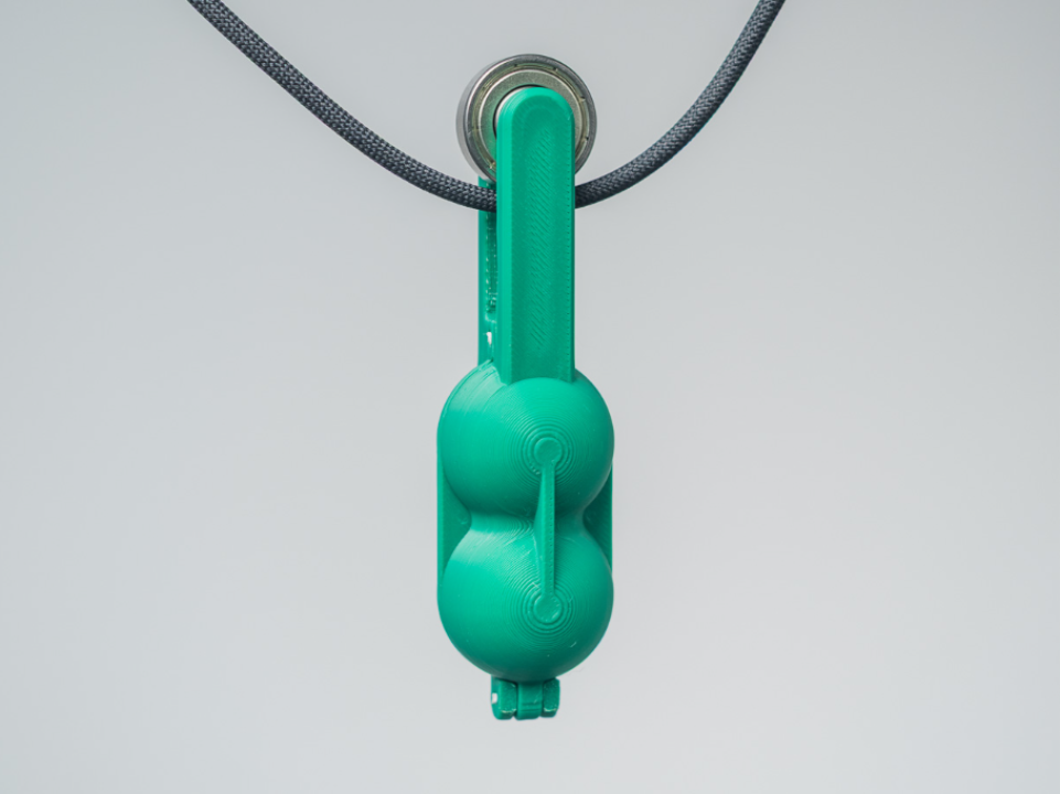 Cable Weight Gravity Ball holder for Pulling Down