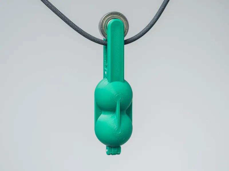 Cable Weight Gravity Ball holder for Pulling Down