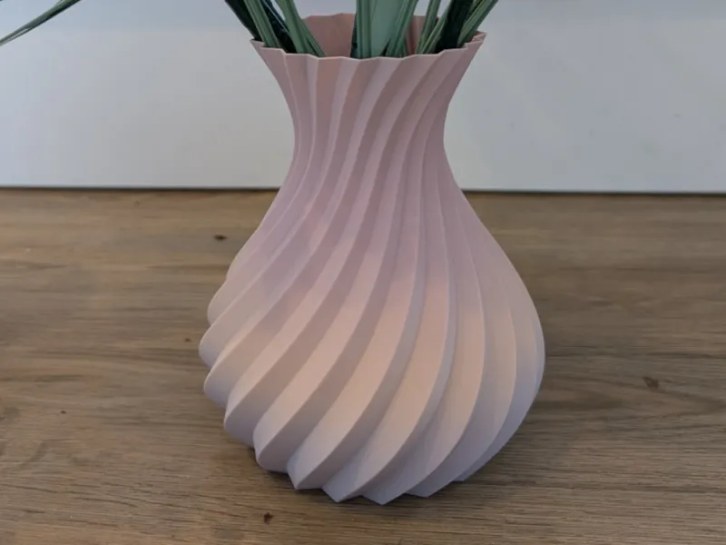 Spiral Vase (for brick flowers), sturdy, robust