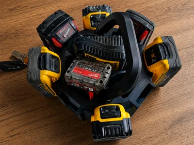 Milwaukee-DeWalt Battery & Accessories Organizer