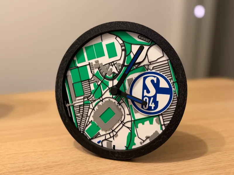 Schalke 04 Standuhr