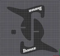 0.2mm layer, 3 walls, 20% infill - Ibanez - ABS