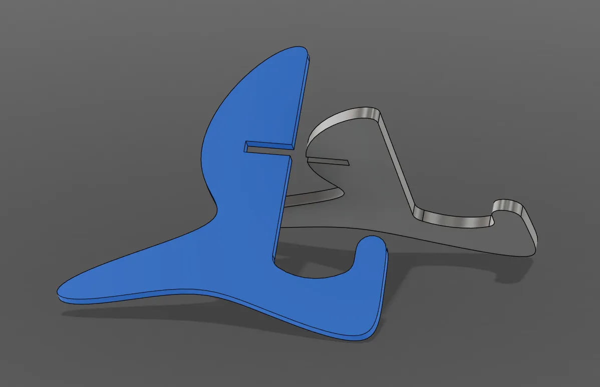 Guitar stand - strong, no supports view 4