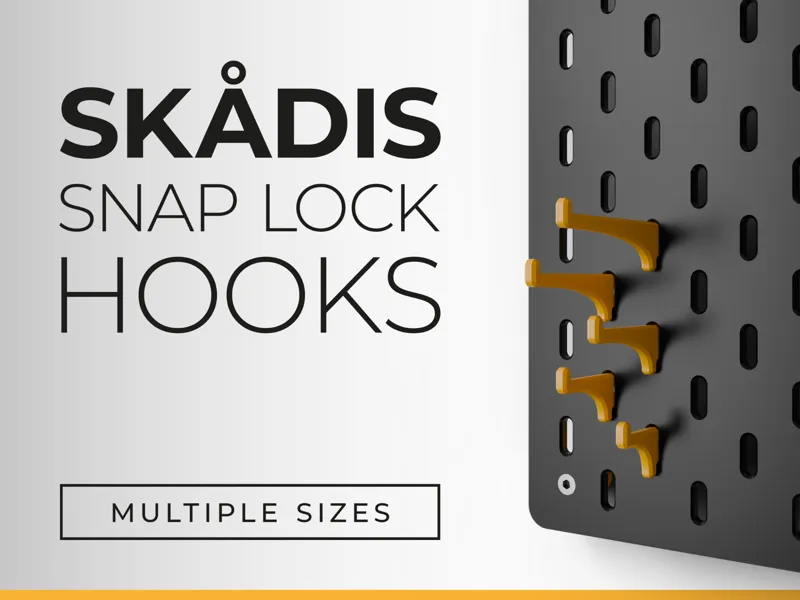 IKEA Skadis Snap Lock Hooks