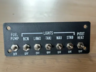 Cessna 172 Switch Panel V1