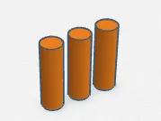 Set of pins for the M size