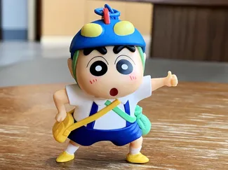蜡笔小新车载摆件-动感大作战系列-动感小学生