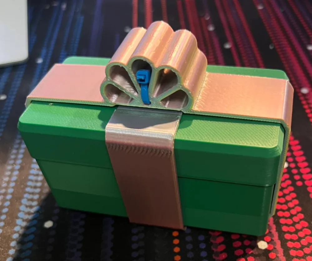 Lockable Mystery Gift Box - 50mm x 100mm - Wide - Free 3D Print Model ...