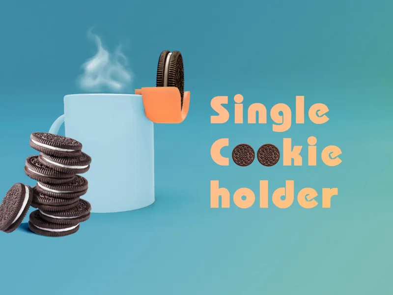 Single cookie holder