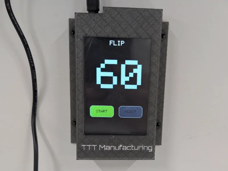 Wall Mounted Timer - Arduino UNO w/ Touch Screen