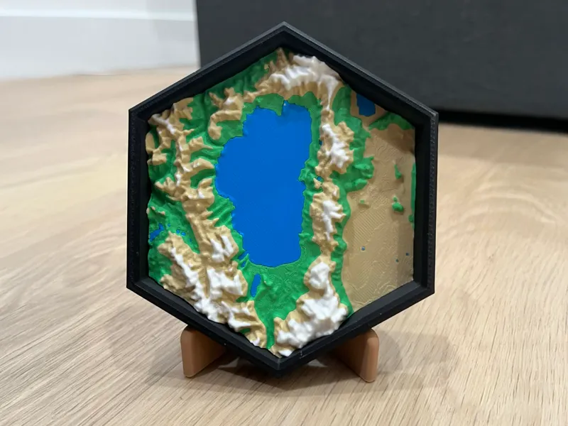 Lake Tahoe 3D Map