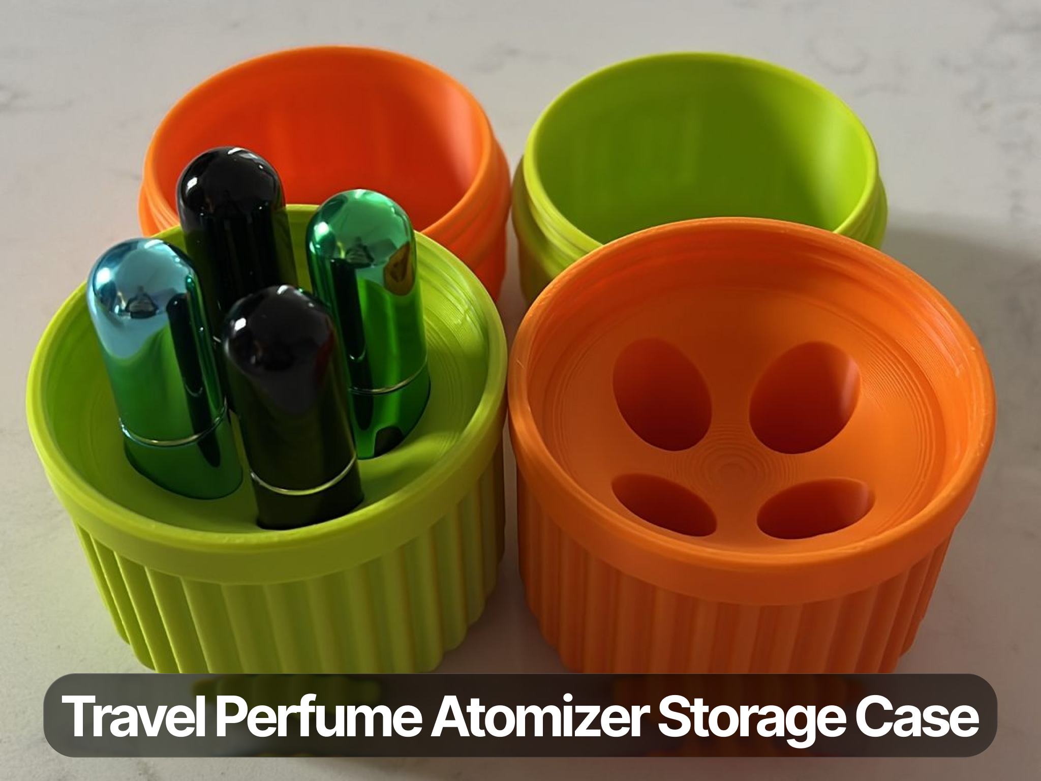 Miniatura 13 do modelo 3D Stackable Container Capsule - Modular Organizer