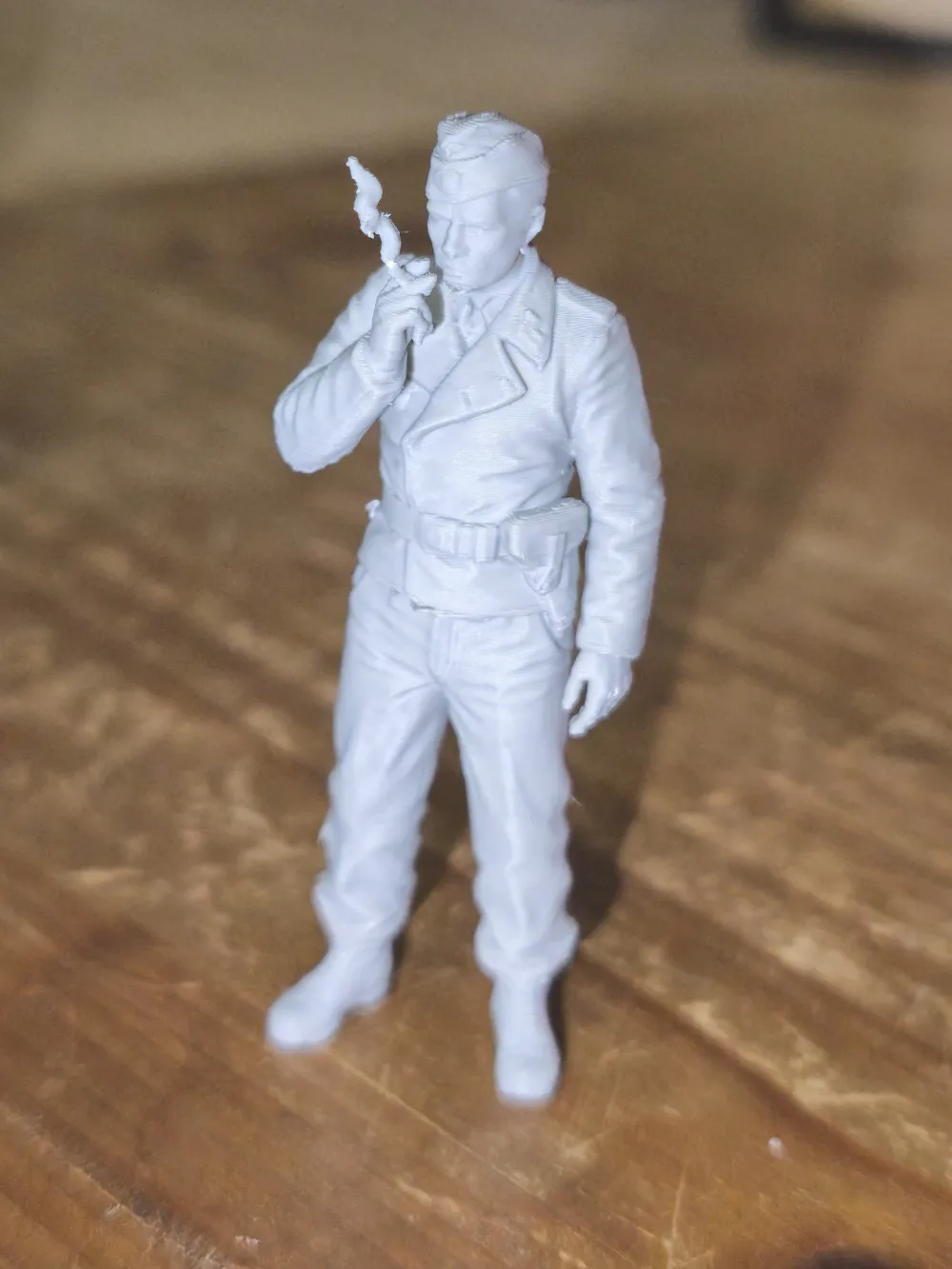 Greman Modles WWII German Soldier Smoking Tank Uniform 1:35 - Free 3D Print Model ...