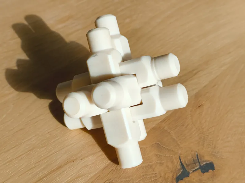 The Nexus Burr: 6-Piece Interlocking Challenge