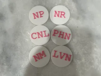 BADGE TAGS FOR NURSES