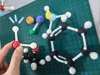 Ball-and-stick model Chemical molecule assembly kit Atoms + Bonds + Lone Pairs