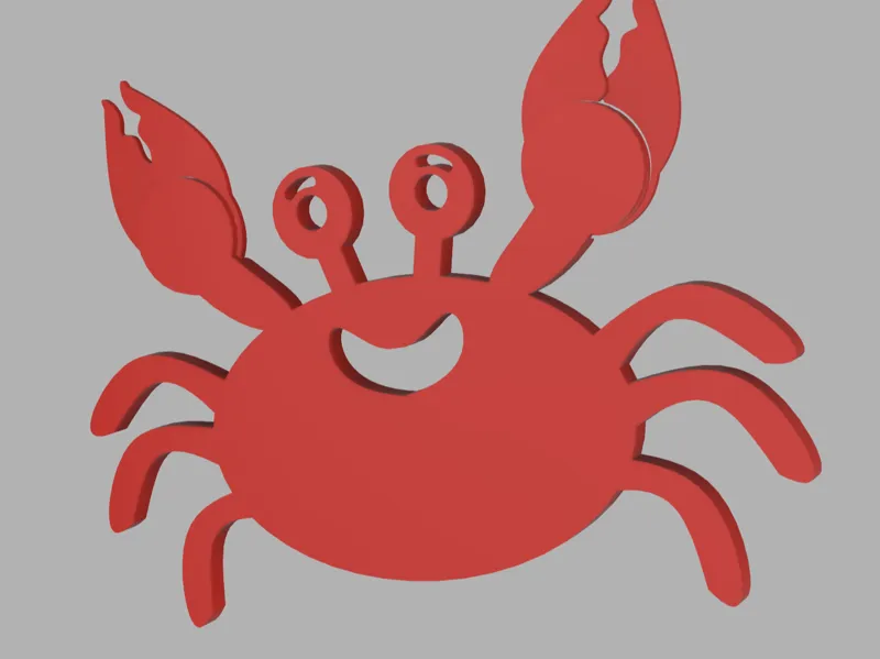 Crab with springy claws