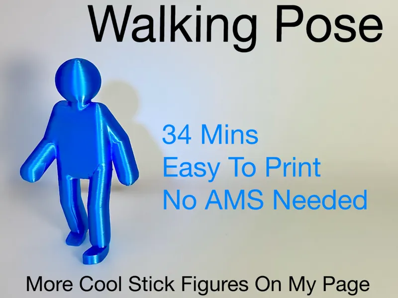 Stick Figure - Every Day Life - Walking Pose