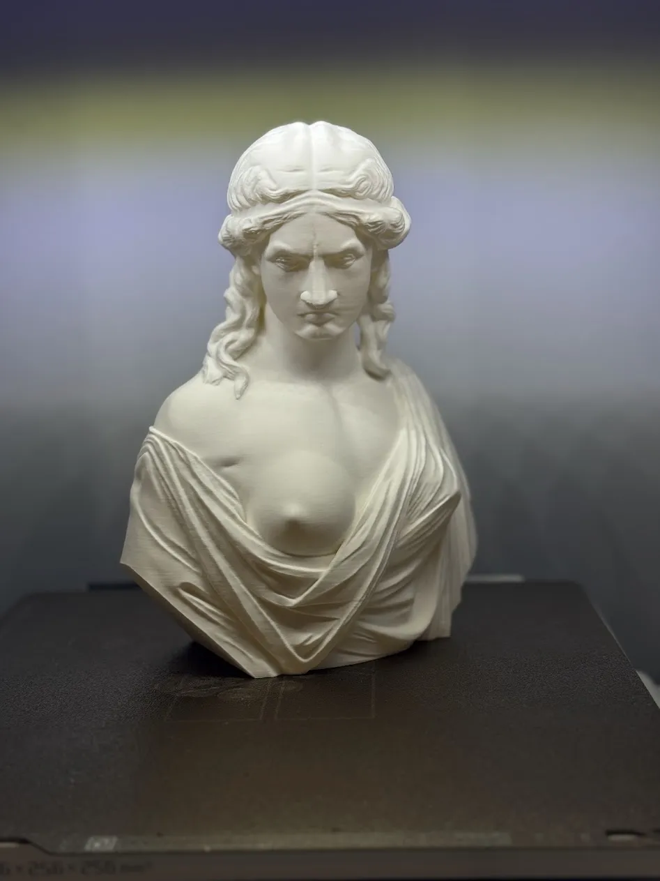 Classical Woman Bust Sculpture - Free 3D Print Model - MakerWorld