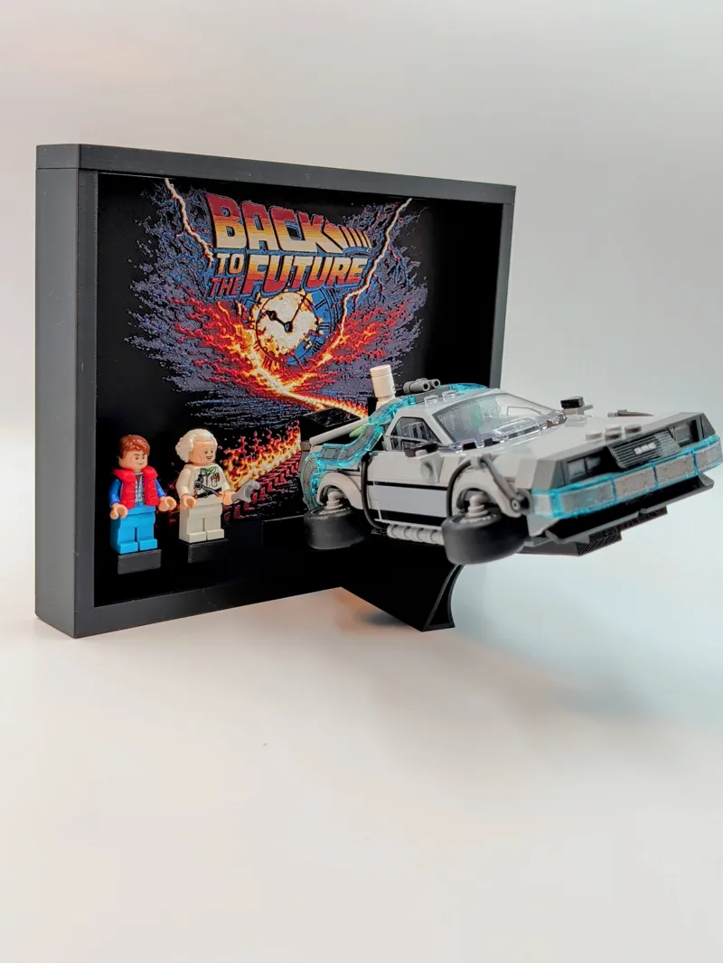 LEGOs Speed Champions - Back to the Future Display