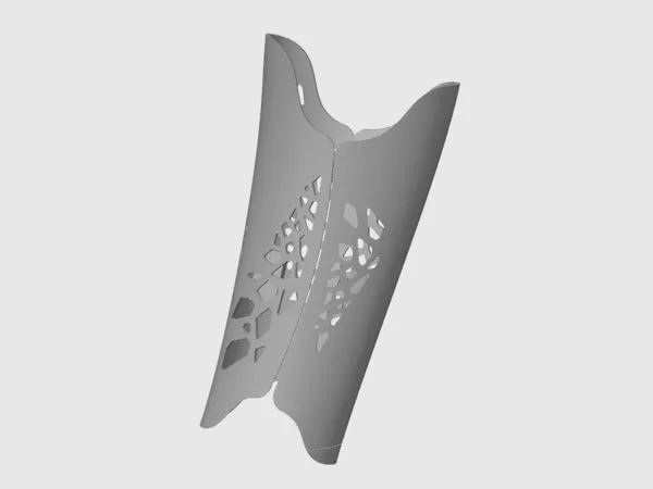 Coque esthétique pour prothèse de jambe