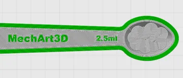 Letrero o emblema decorativo: HerbalLife Measurement Spoon — vista de referencia 5