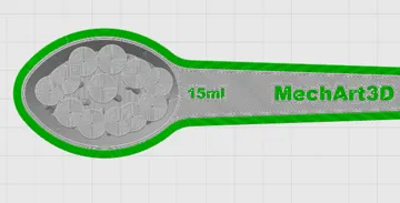 Letrero o emblema decorativo: HerbalLife Measurement Spoon — vista de referencia 4