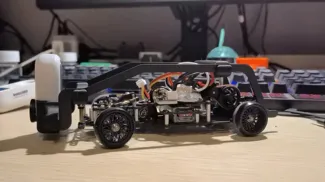 1:24 蚊车“蚊车无双2.5”底盘用 Insta360 GO2摄像机固定架