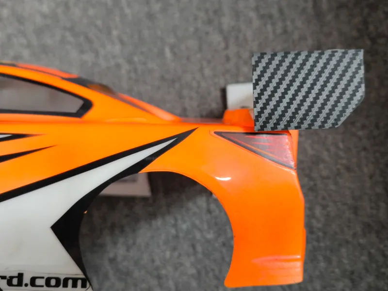 Rear Side Wing Plate - RC Car Body 1/10