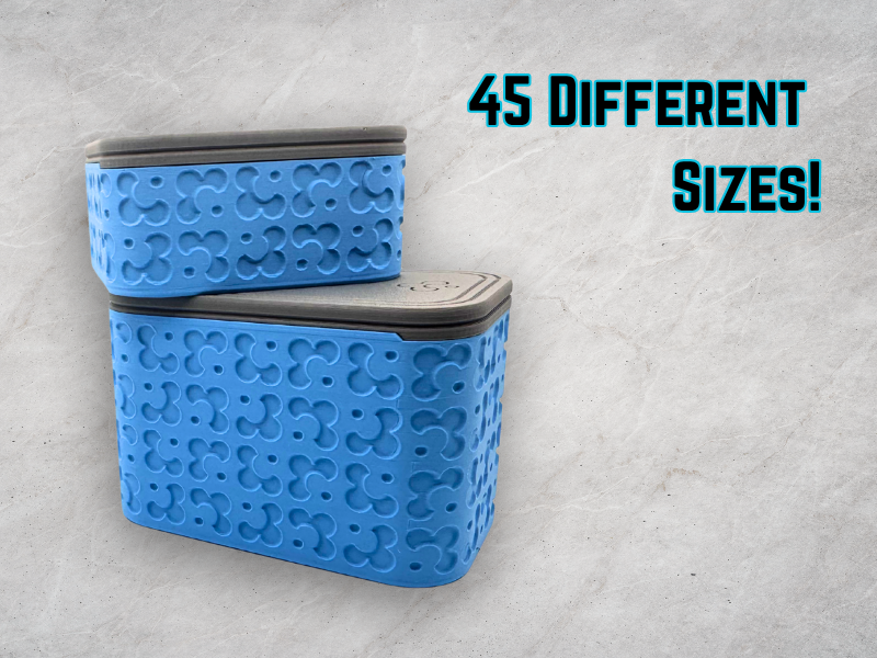Flower Dot Slide-Top Container Set (45 sizes!)