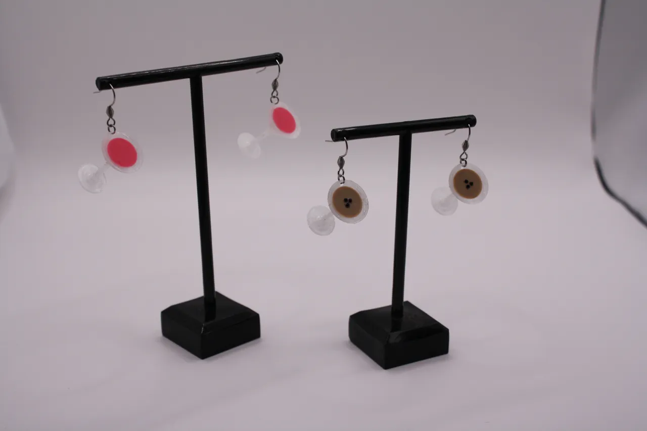 Martini Glass Earrings (No AMS) view 4