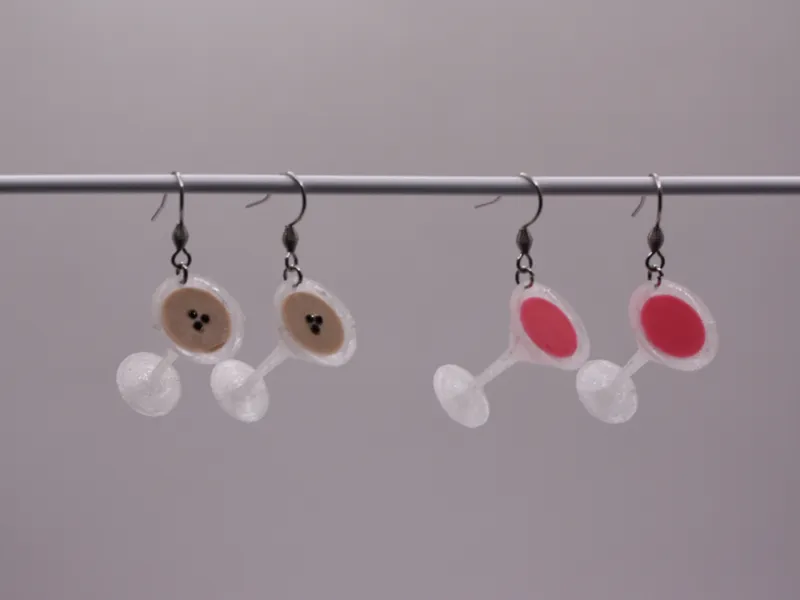 Martini Glass Earrings (No AMS)