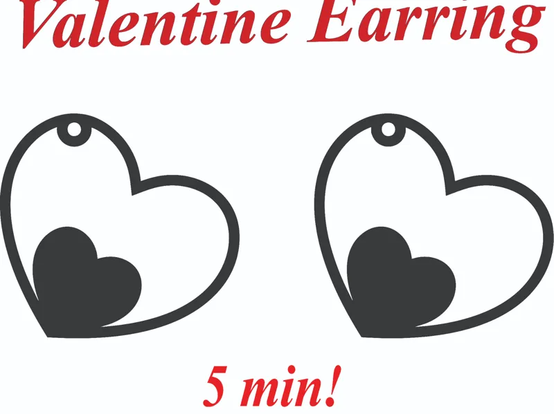 valentine earring #30