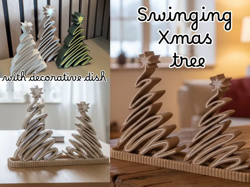 Swinging Christmas tree