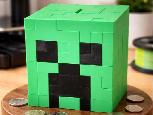 Minecraft Creeper Piggy Bank No AMS Multi part
