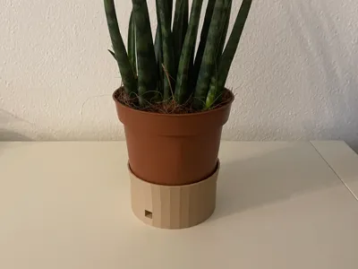 Flower Pot Stand with Water Drain