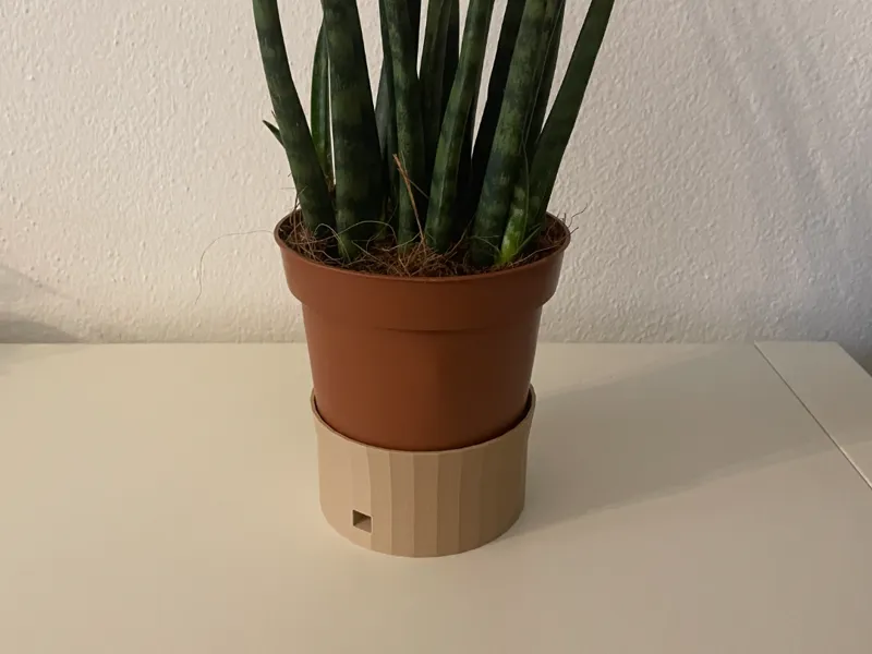 Flower Pot Stand with Water Drain