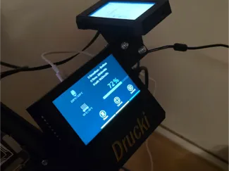 Displayhalter für alle drucker mit 40x40 Aluprofil