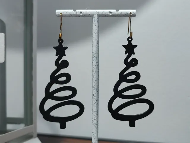 Aretes Navidad en Bucle